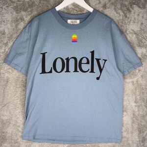 Lonely Ghost T-Shirt Mens Large Apple Computer Graphic Retro Ghosted Garments